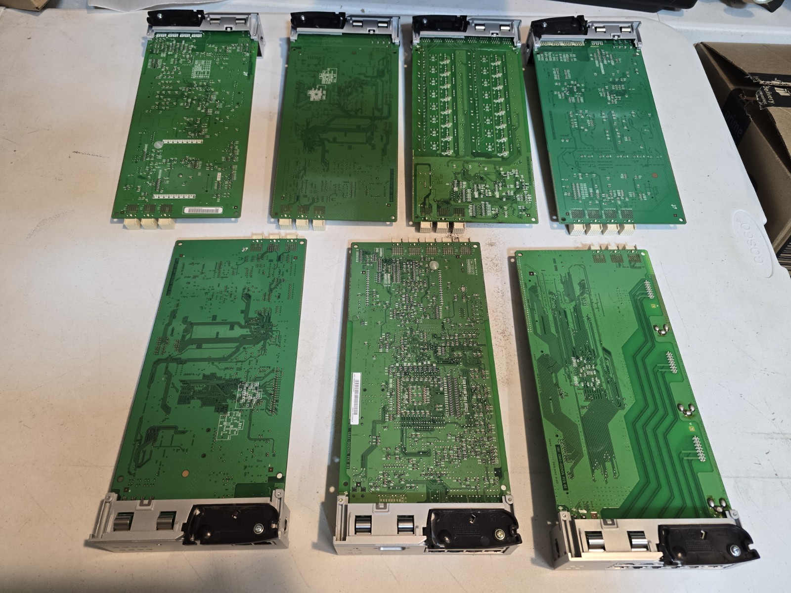 Lot of (7) Samsung Officeserv card lot for 7100 7200 7400 OAS, MP40, LP40, UNI