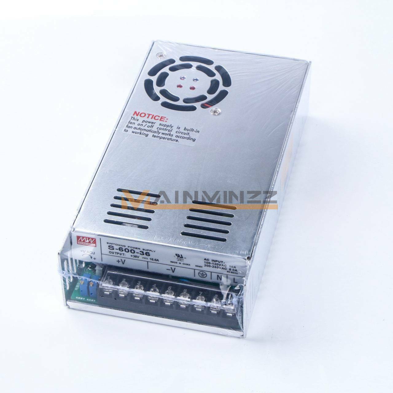 1PCS New S-600-36 36V 16.6A switching power supply