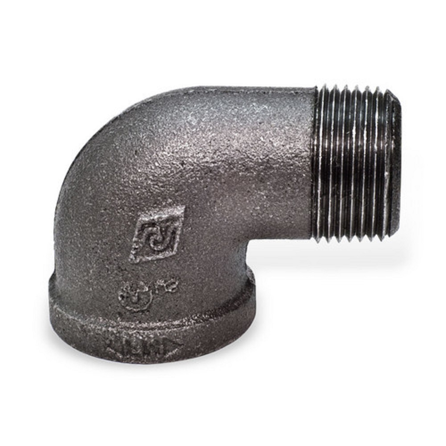 1/2″ BLACK MALLEABLE IRON STREET 90 ELBOW DEG 90° ELBOW fitting pipe npt