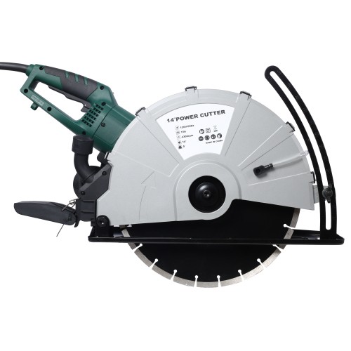 Portable 14″ Wet/Dry Electric Corded Circular Concrete Saw/Power with Water Line