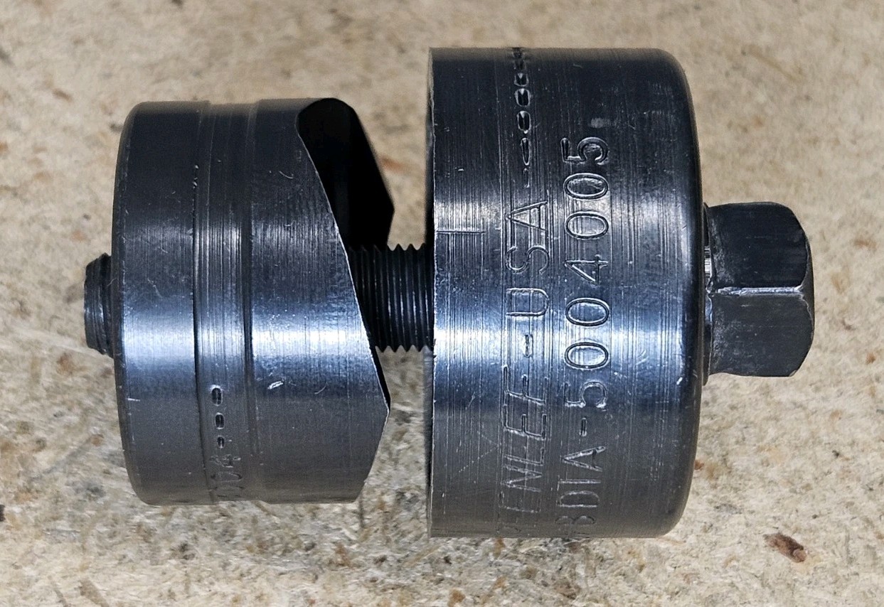 Greenlee No. 730 – 1 3/8″ round punch – Made in the U.S.A.