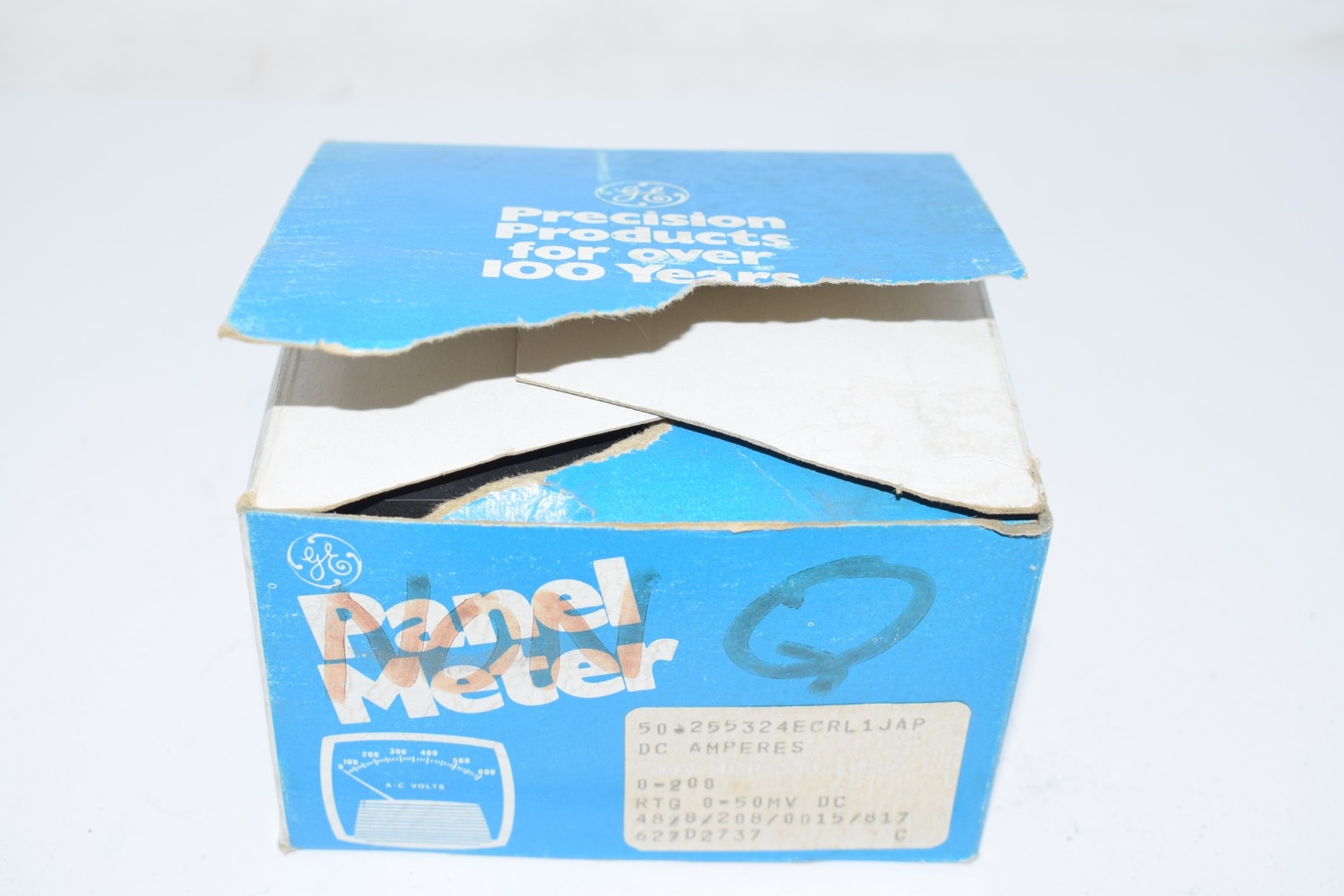 NEW GE 50-255324ECRL1JAP 0-200 DC Amps Panel Meter