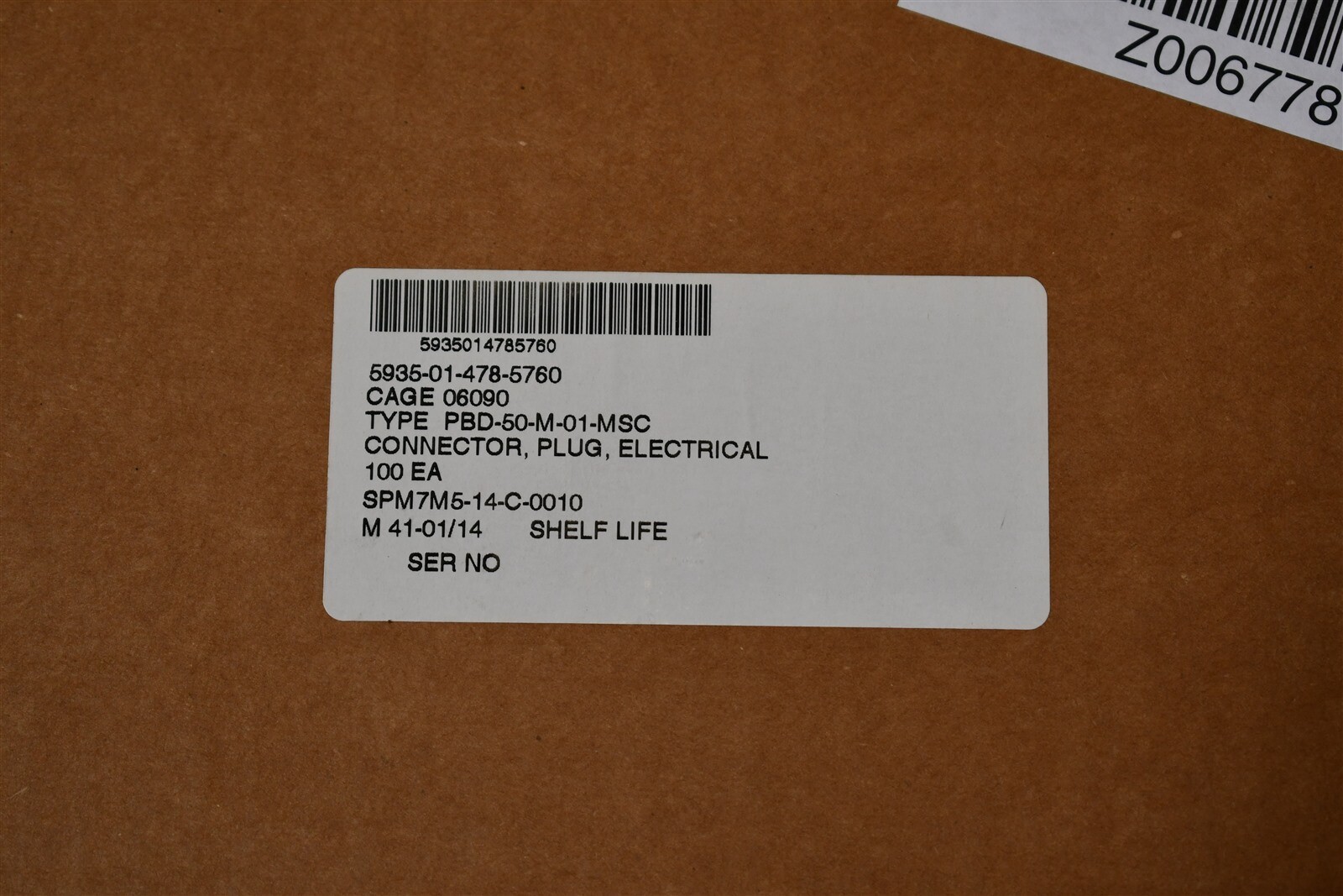 2 TE Mil-Spec Right Angle BNC Connectors RG 142 RG58 RG400 50Ω 5935-01-478-5760