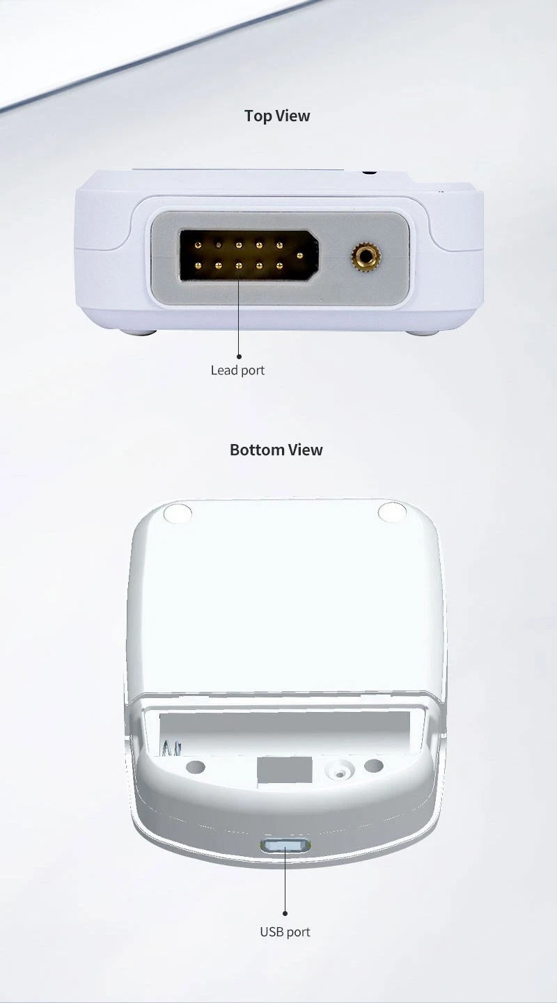 12 Lead Dynamic ECG/EKG Holter Monitor System 24 Hours Ambulatory EKG Recorder