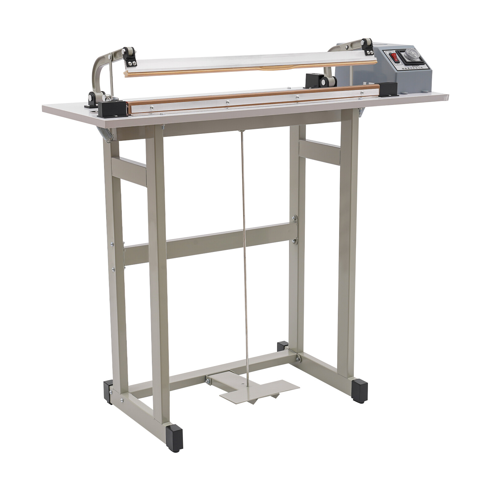 22.83″ Foot Pedal Impulse Sealer Heat Sealing Machine,Plastic Bag Sealer AC 110V