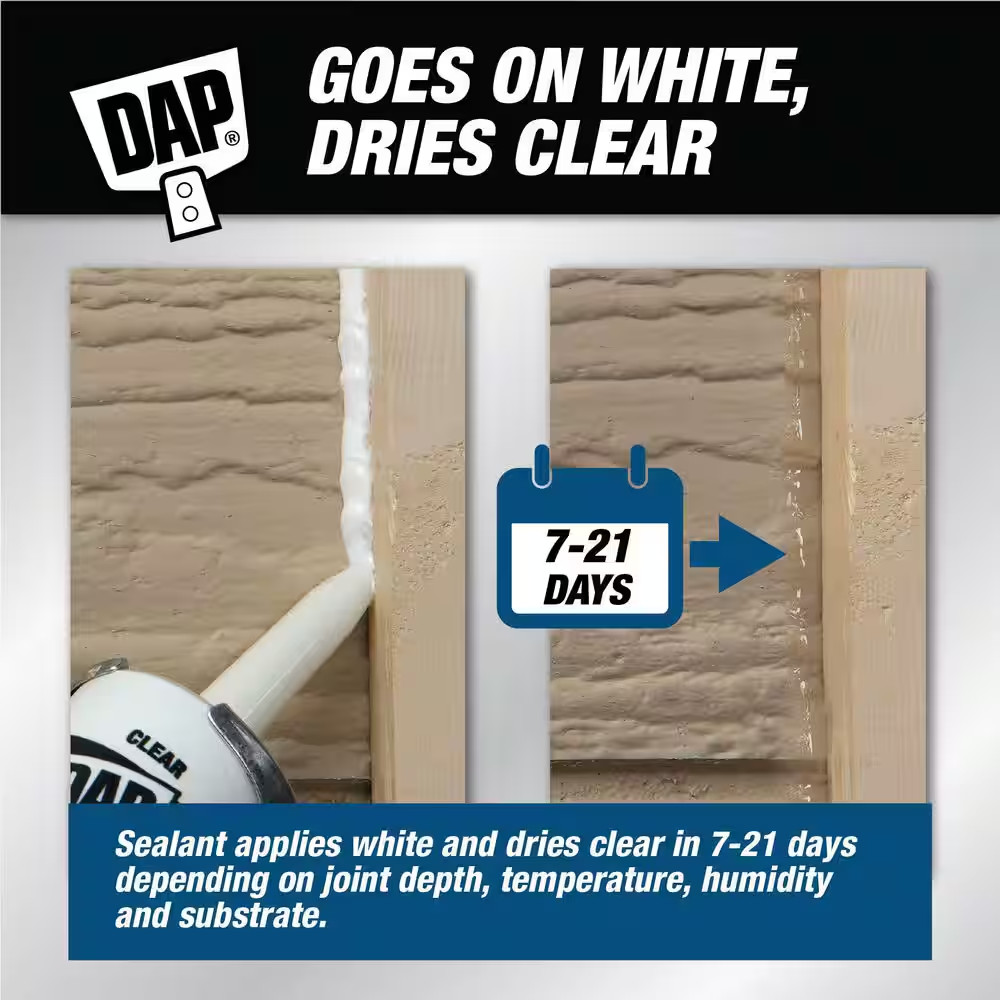 Dynaflex Ultimate 10.1 Oz. Clear Premium All Weather Exterior Window, Door, Sidi