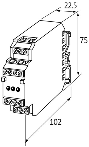 50015 MURR AMS 4-10/44-2 OPTO-COUPLER MODULE In: 24 VDC – Out: 24 VDC / 2A NEW