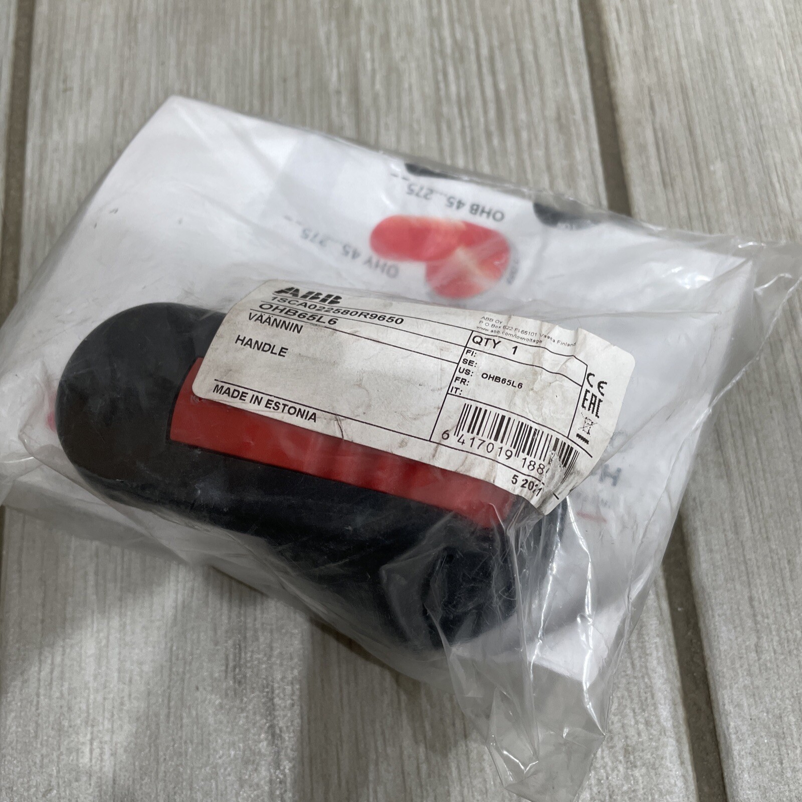 (C) OHB65L6, Abb, Pistol Handle, 2.6″/65 Mm, Black⚡️