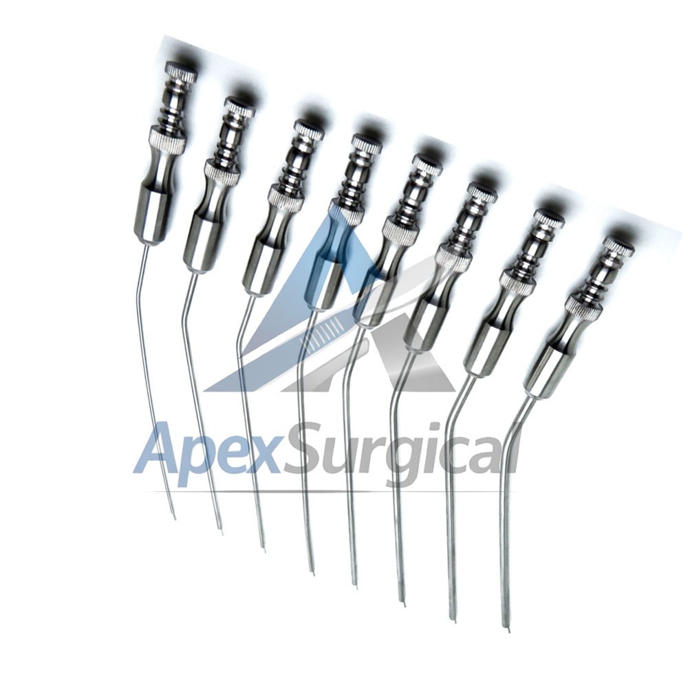 Frazier Suction Tubes 5,6,7,8,9,10,11,12 Surgical Diagnostic Instrument Set of 8