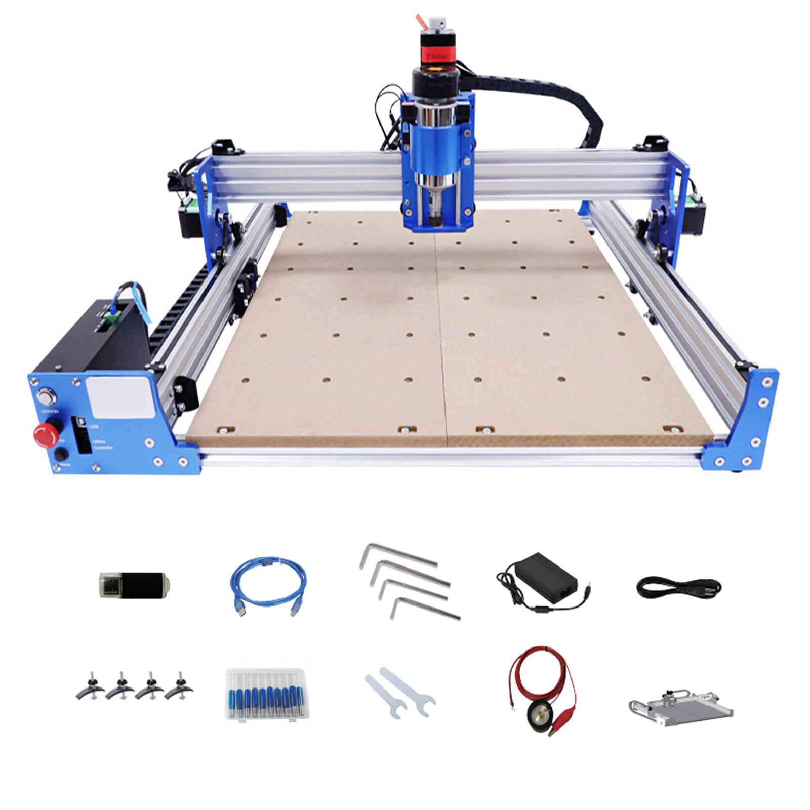 Industrial 3-Axis 4040 Wood Carving Milling CNC Router Engraver Cutting Machine