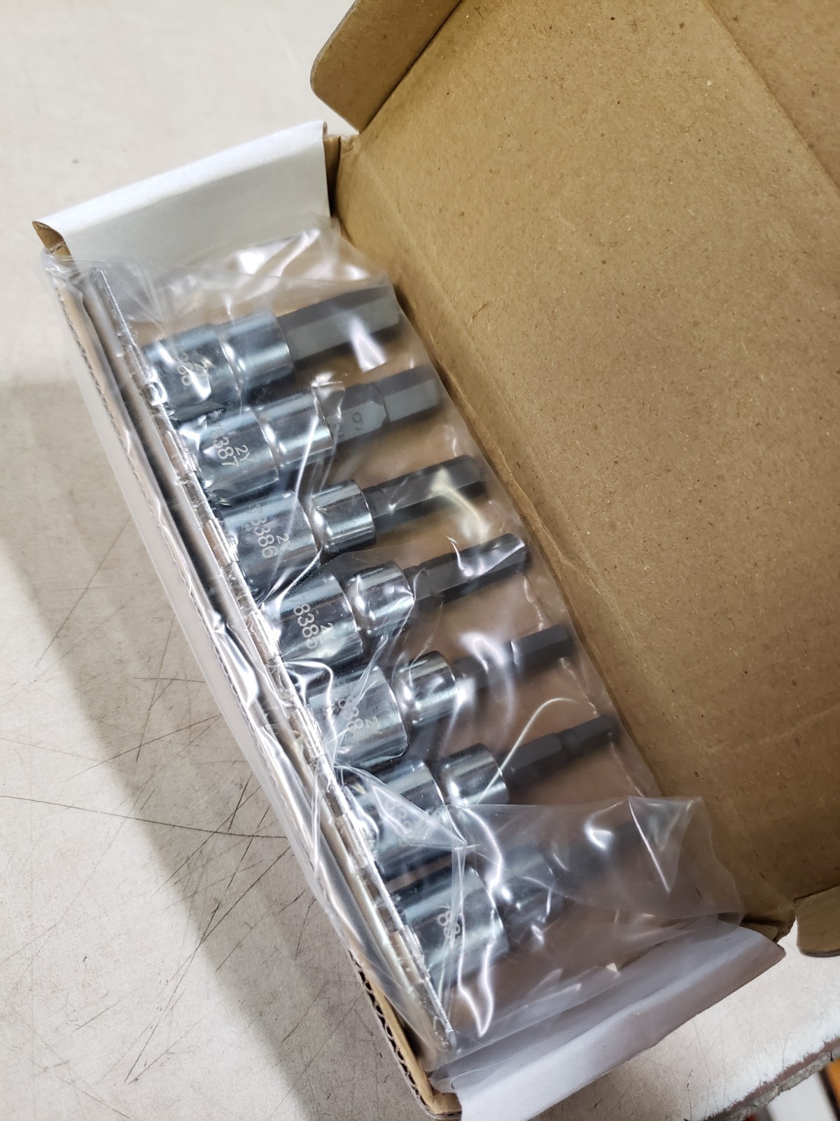 STEELMAN PRO 7-Piece 3/8-Inch Drive Metric Hex Bit Socket Set 78381 Socket Rail