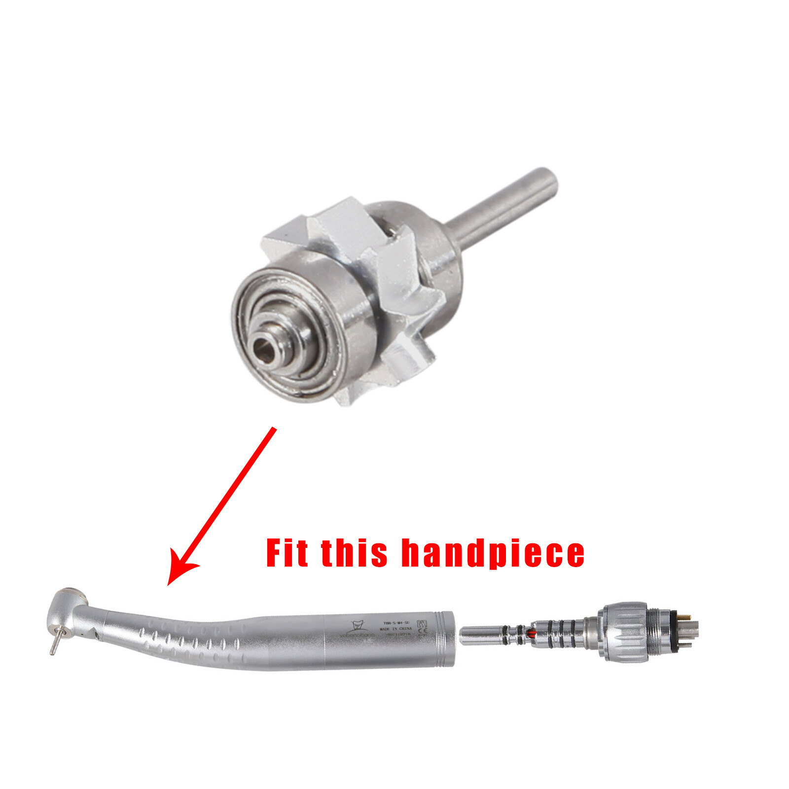 Dental Cartridge Turbine for Yabangbang Fiber Optic Standard Head Handpiece YB6