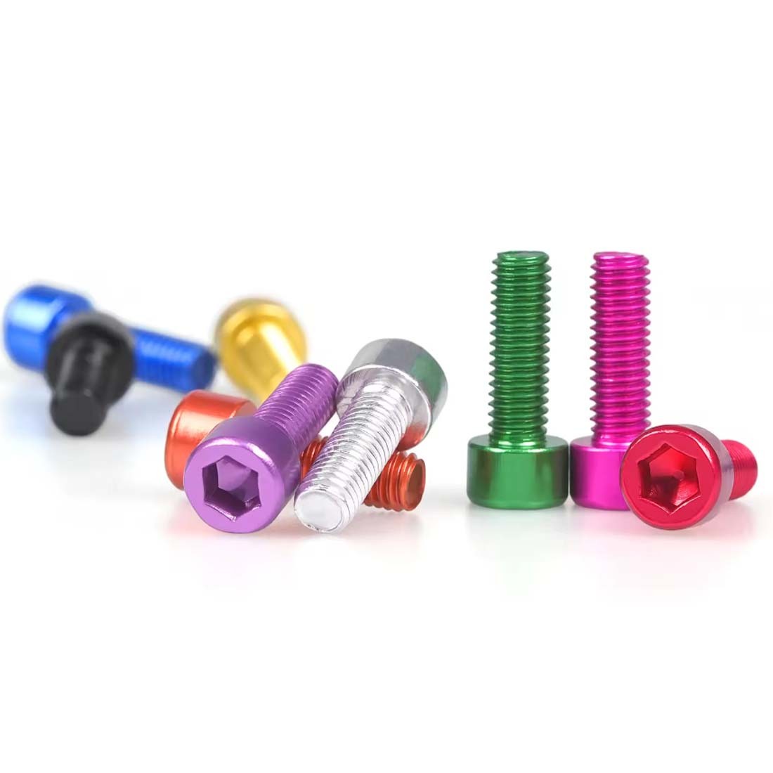 M3 M4 M5 M6 Aluminum Allen Bolt DIY Socket Cap Screws Hex Head Anodised Bolts