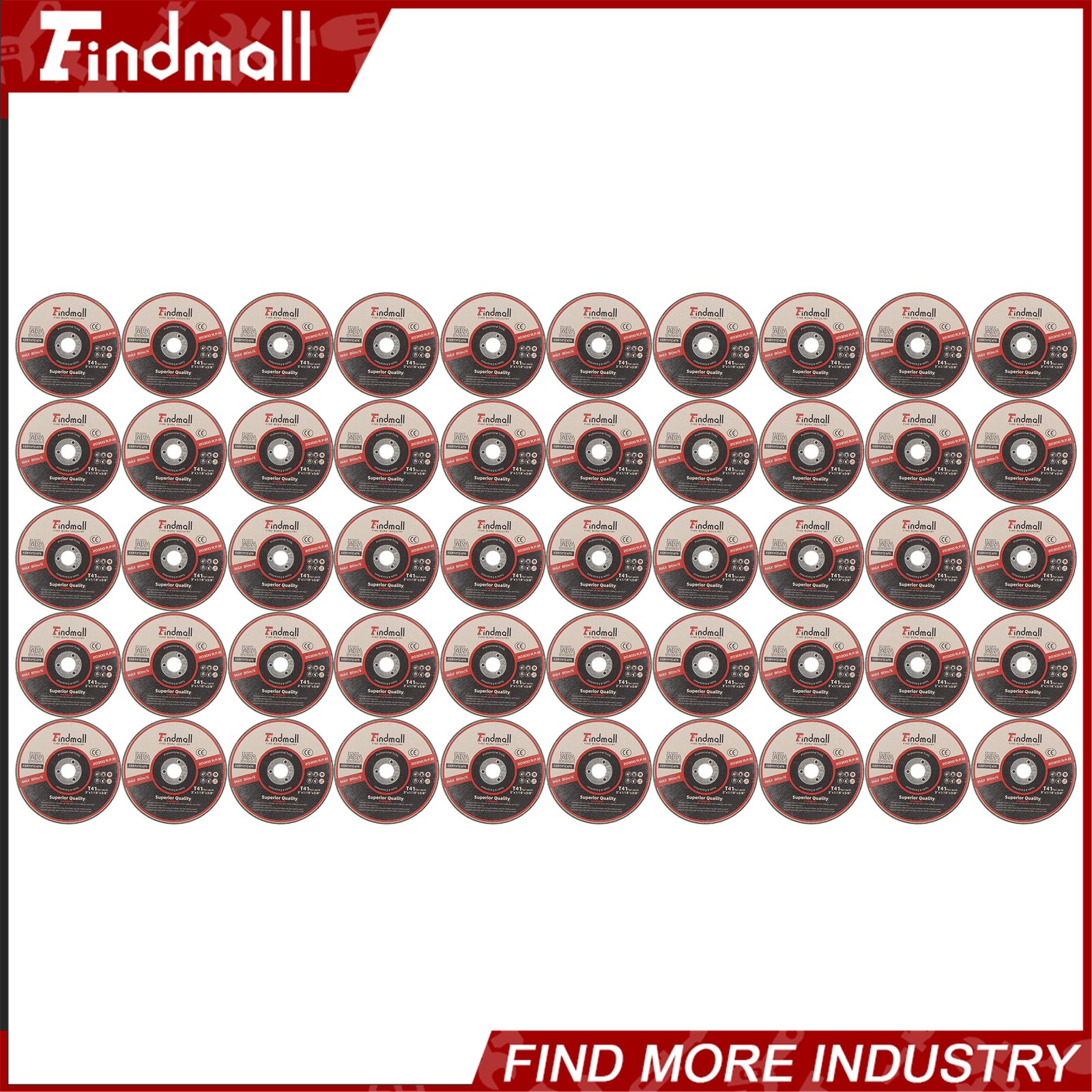 Findmall 50 Pack Cut Off Wheels 3″ x 1/16″ x 3/8″ Cutting Discs for Die Grinders