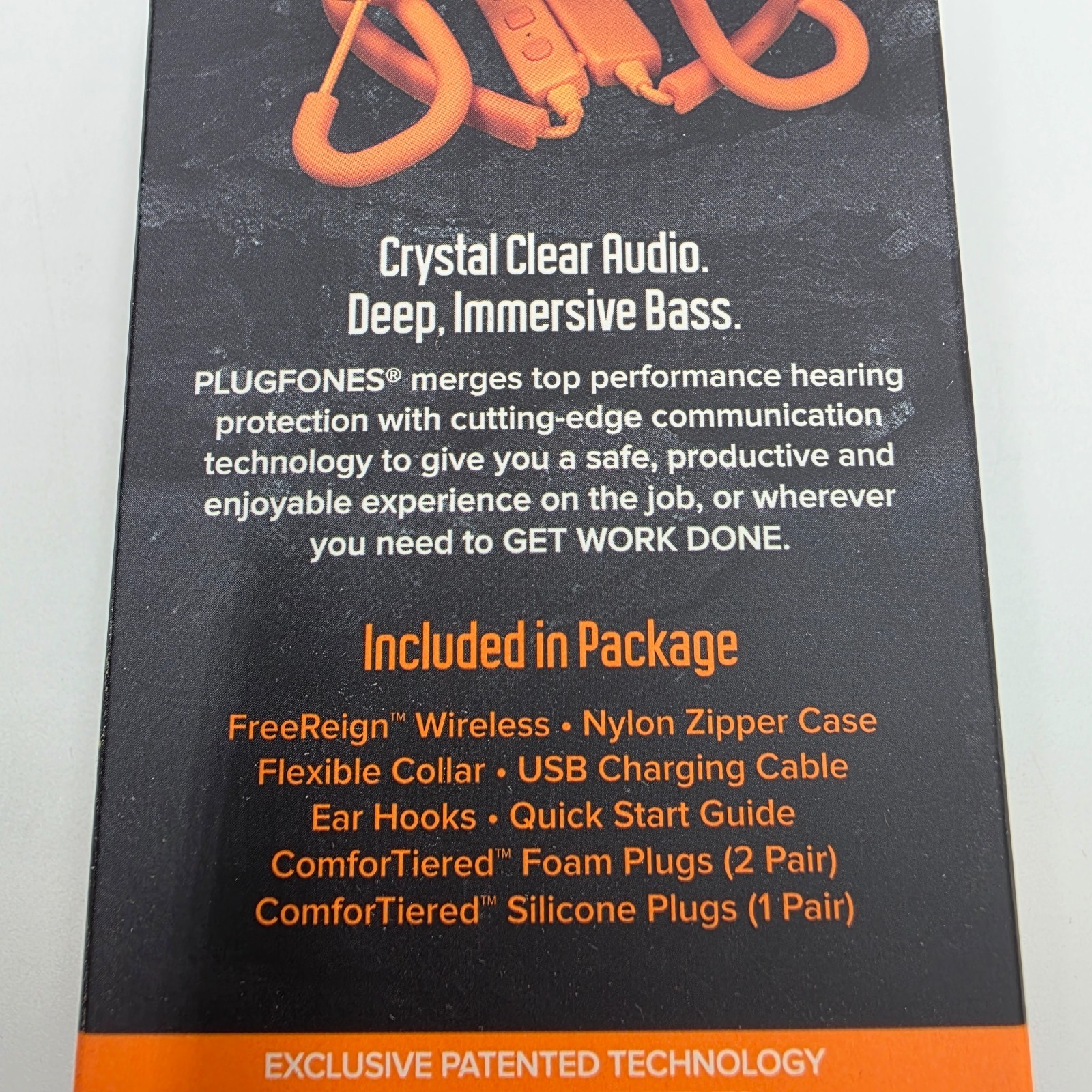 NEW Plugfones FREEREIGN VL Earplugs With Audio OSHA HEARING PROTECTION