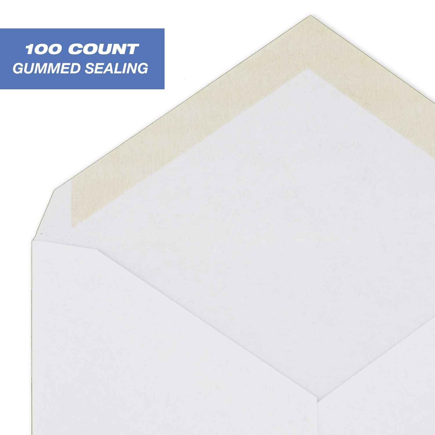 Mead A2 Invitation Envelopes, 4-3/8″ x 5-3/4″, 1 Count (Pack of 100), White