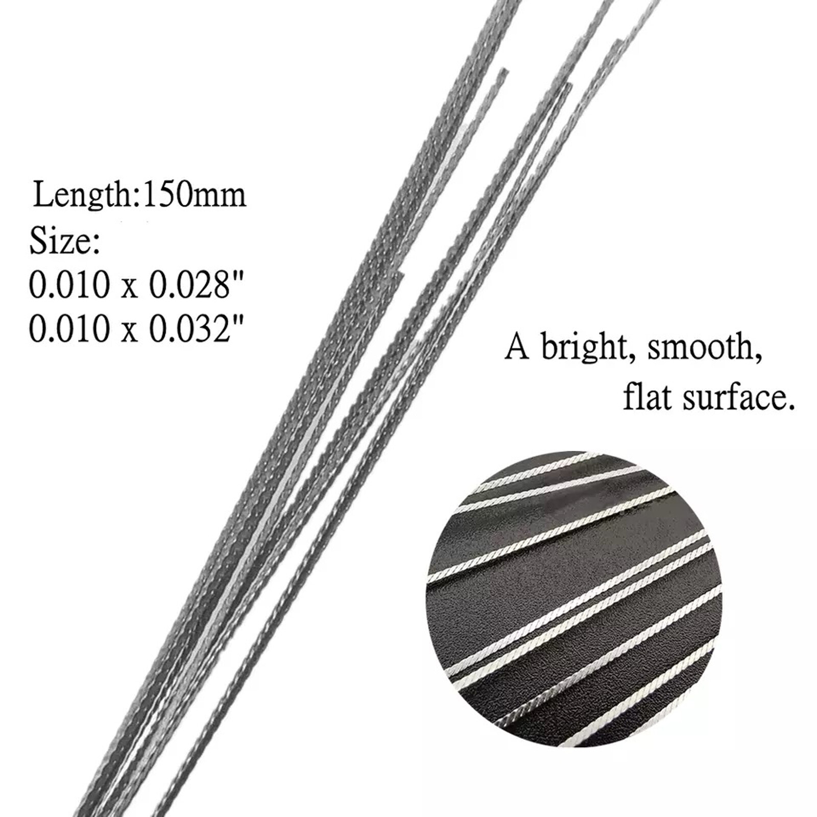 10 Pcs Dental Orthodontic Flat Strand Stainless Steel Lingual Retainer Wire