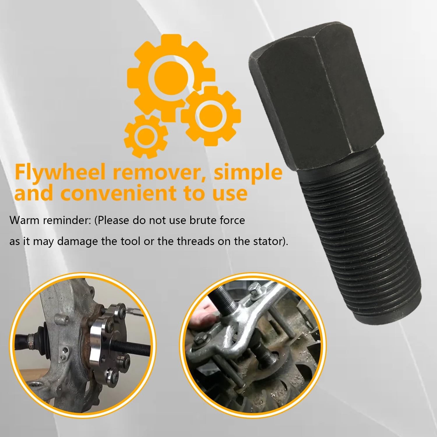 20×1.5mm Flywheel Puller Remover bolt Tool Fit for 500 680 TRX250 TRX300EX TRX30