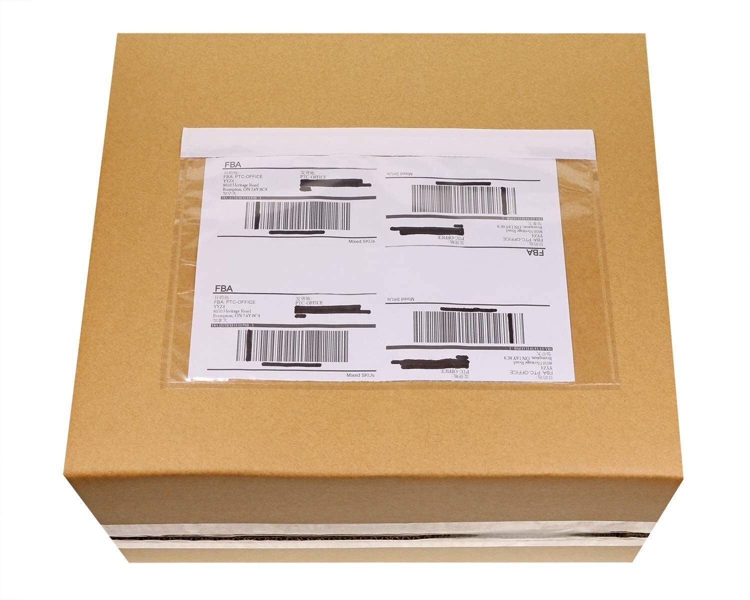 Packing List Envelopes 4.5″x5.5″ 7.5″x5.5″ 6″x9″ Clear Self Seal Label Pouches