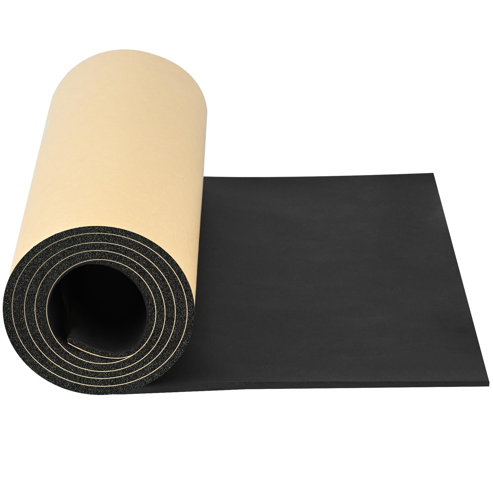 Sound Deadening Material for Cars 157mil (4mm) 6sqft Adhesive Black