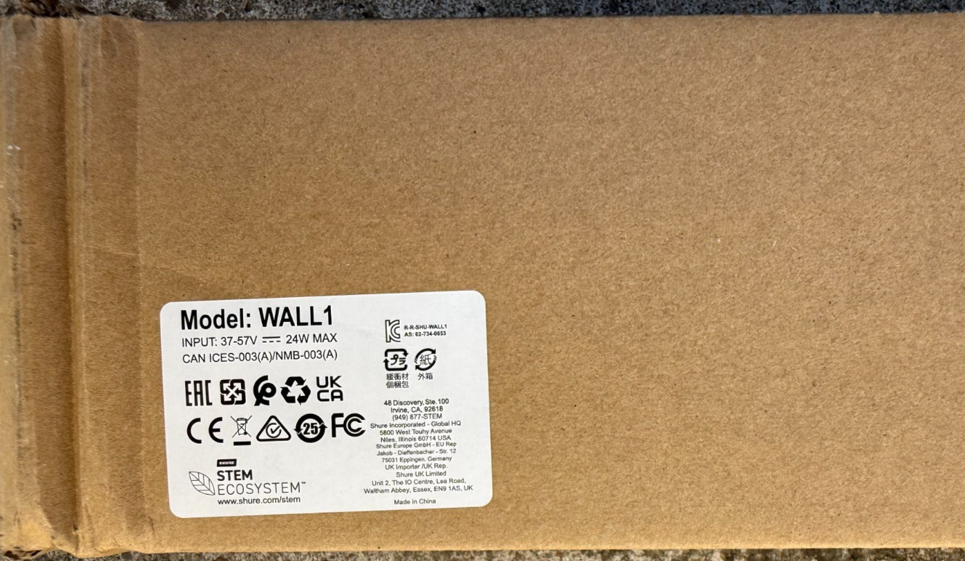 New – Stem Audio WALL1 Audio Conferencing Soundbar HD Voice