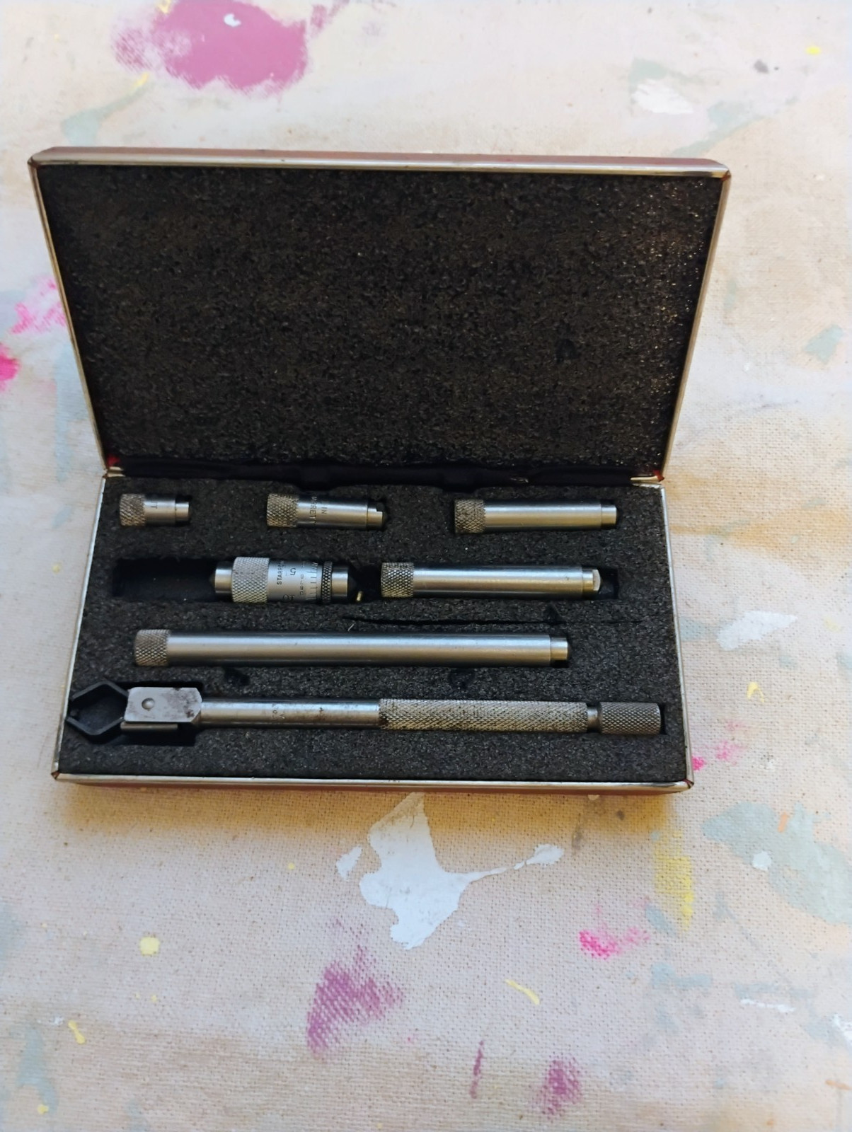 LS Starrett Tubular Inside Micrometer Set (Series 823)