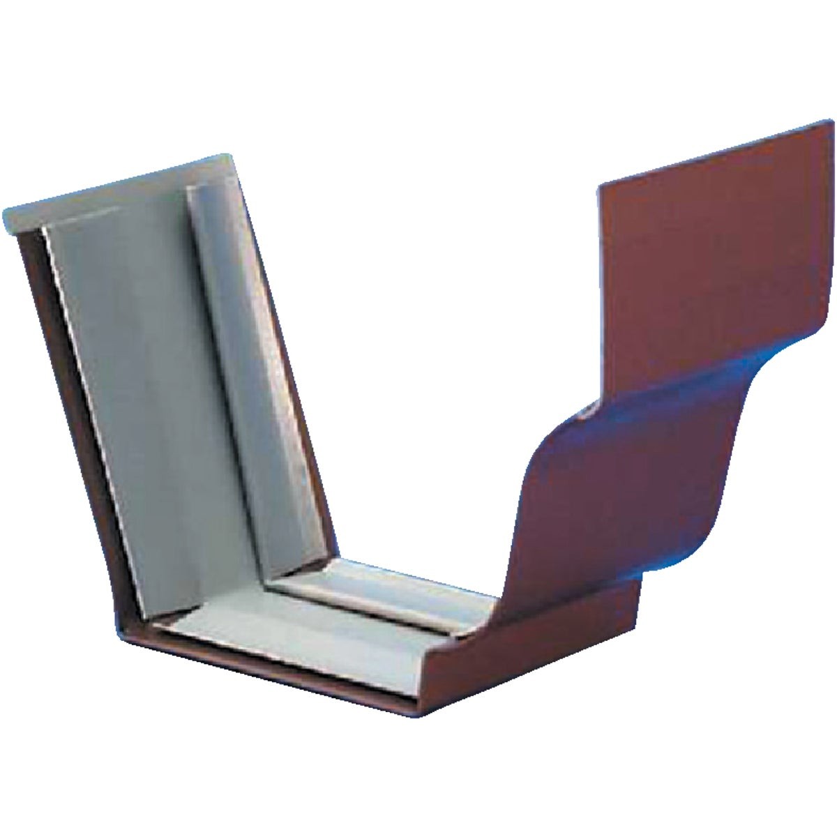 Amerimax 5 In. Galvanized Brown Slip-Joint Gutter Connector 3320919 Amerimax
