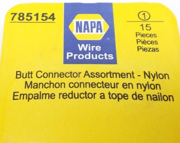 785154 Napa Butt Connector Assortment Qty.15 Free Shipping Free Returns