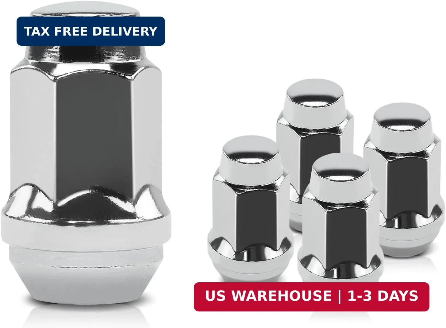 A-Premium 5Pcs Front or Rear Wheel Lug Nuts Compatible with Ford Explorer Edge R