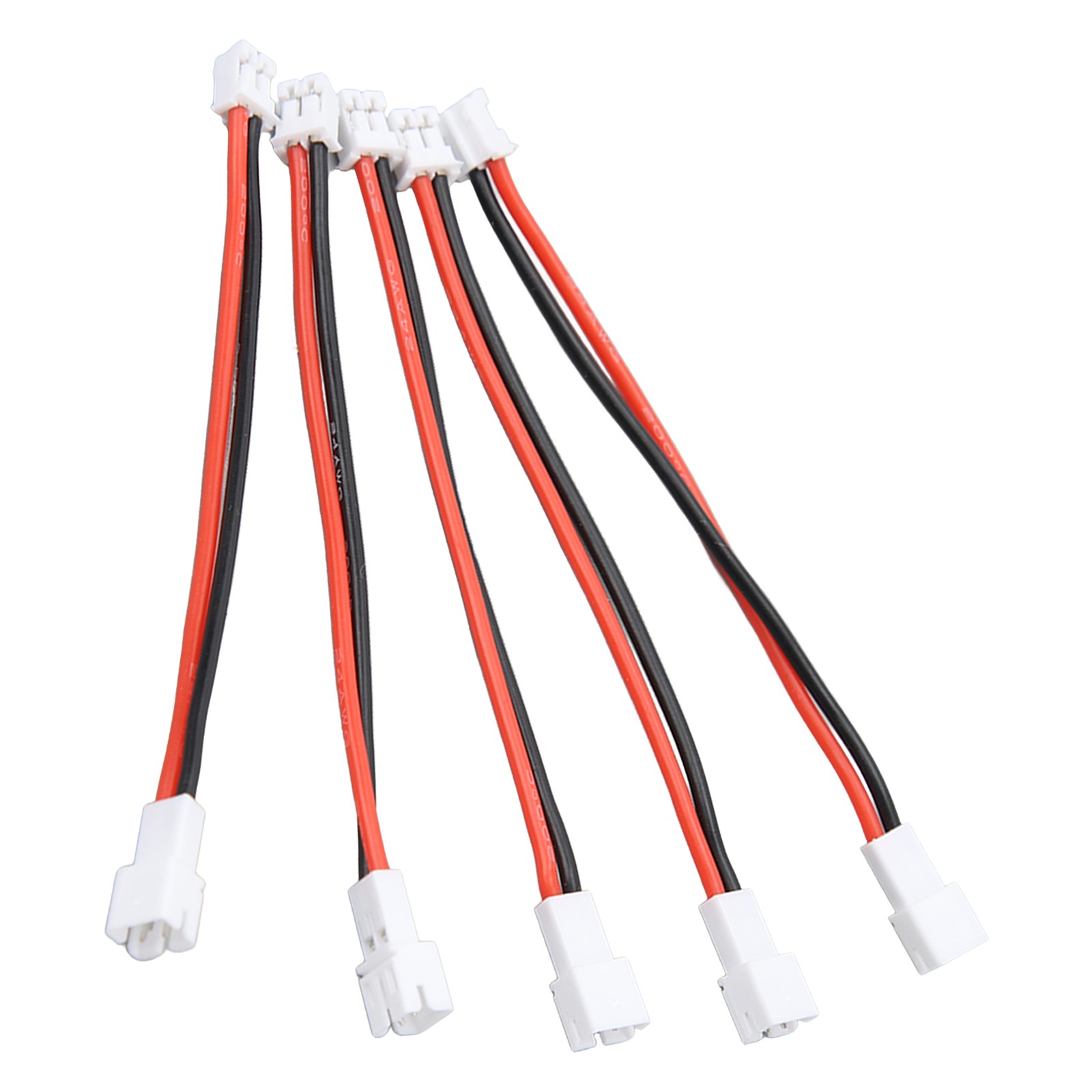 5Pcs PH2.0 2P Battery Adapter Cable For Axial SCX24 1/24 (3.6in)
