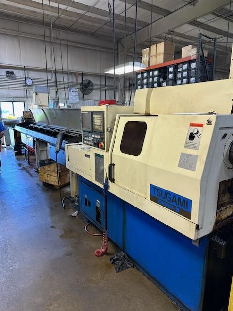 Tsugami BS26-III CNC Swiss Automatic Screw Machine w/LNS Bar Feeder