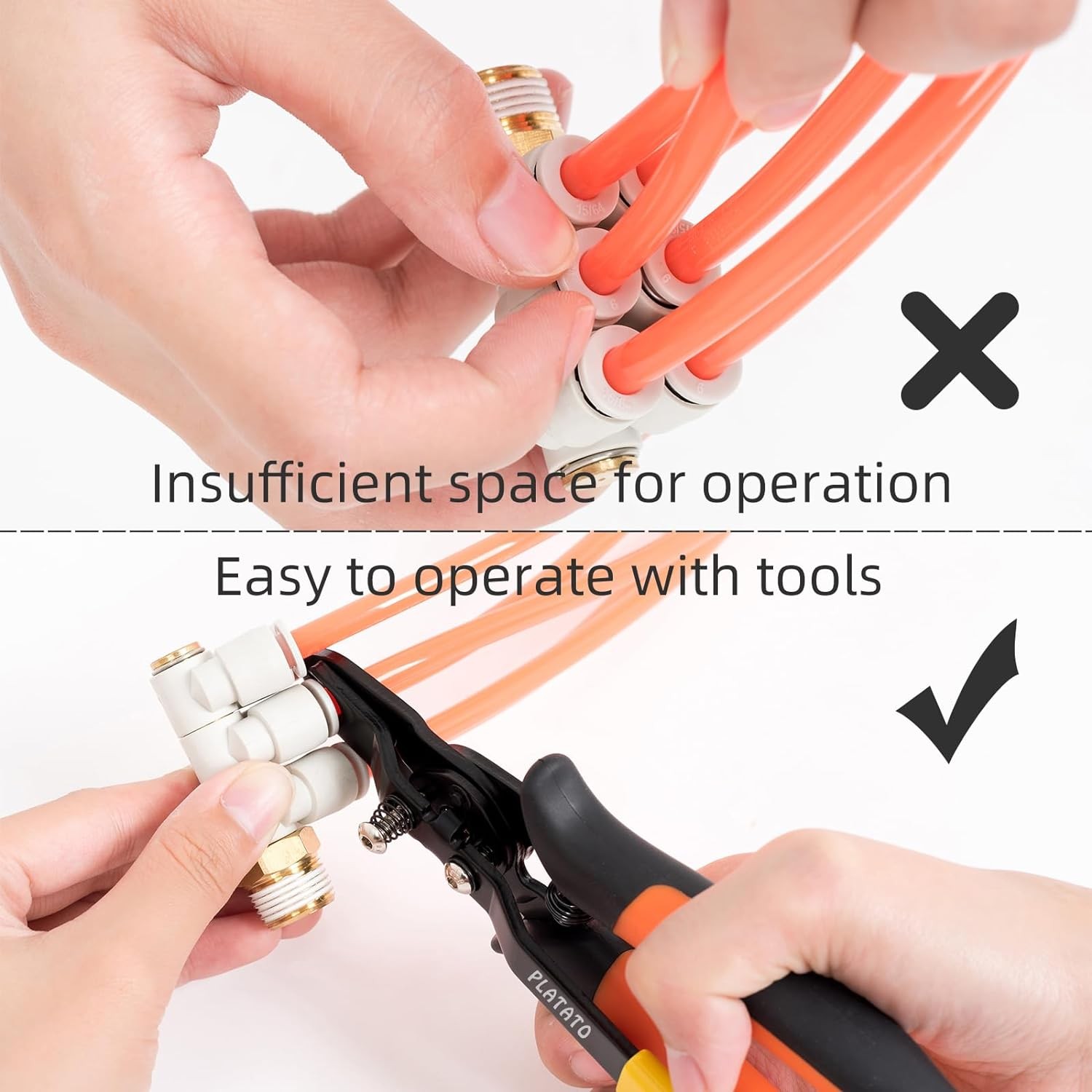 Air Line Disconnect Pliers Kit 1/4 5/16 3/8 1/2