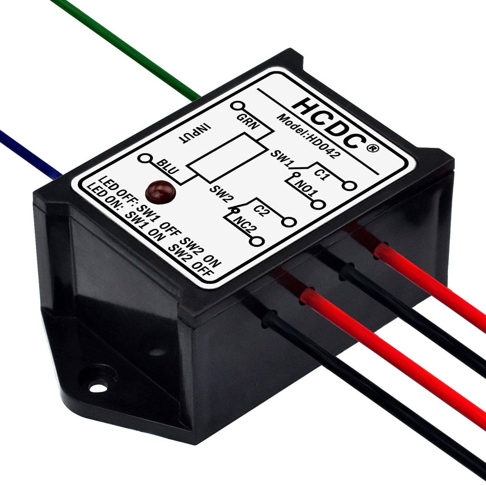 DPST 1NO 1NC 8 Amp Power Relay Module (AC 110V/115V/120V) AC 110V/115V/120V