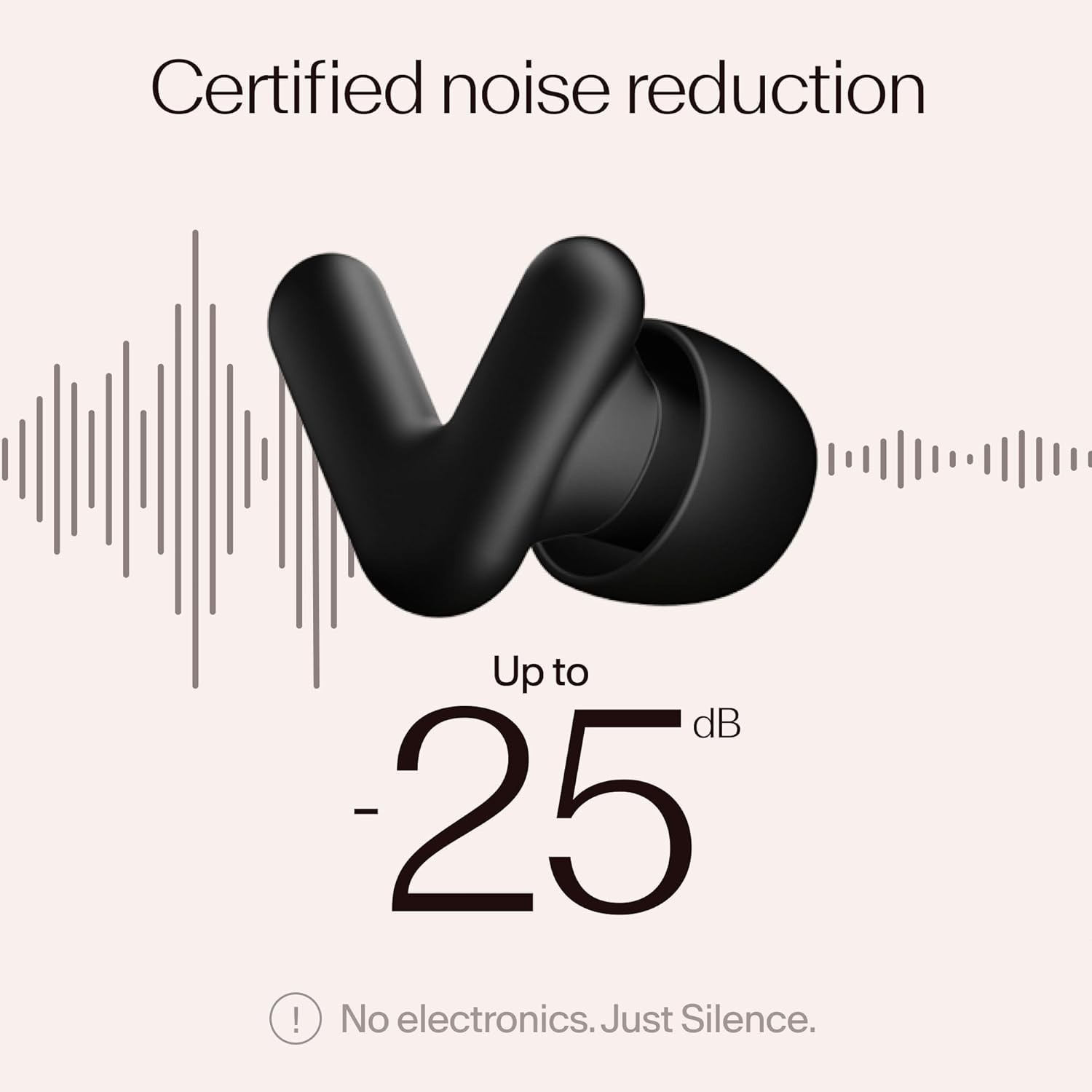 Alpine Silence Earplugs for Sleep, Focus & Travel – V-Shape Snug Fit & Soft O…