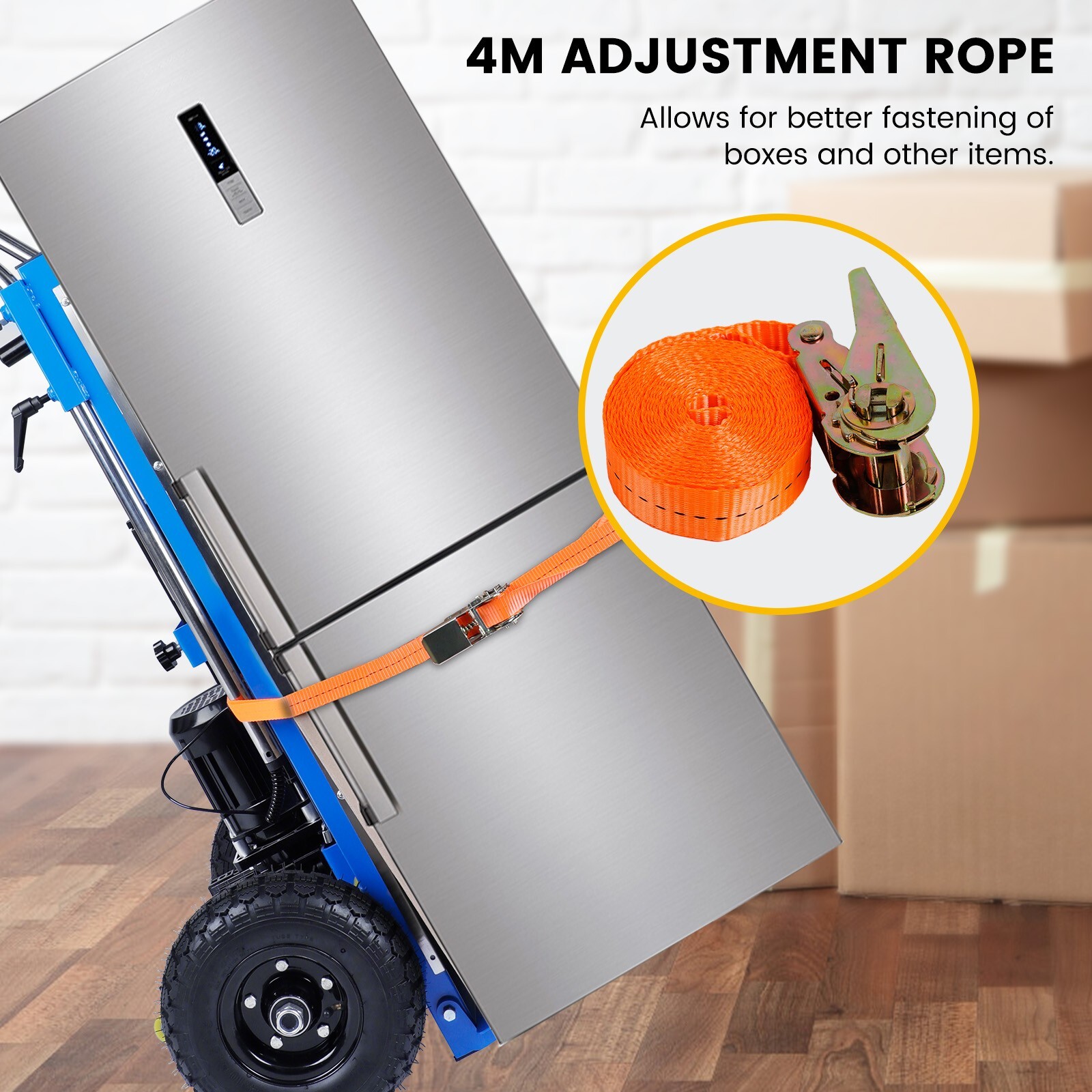 1200W Electric Stair Climbing Sack Hand Trucks Dolly,Load 880 lbs