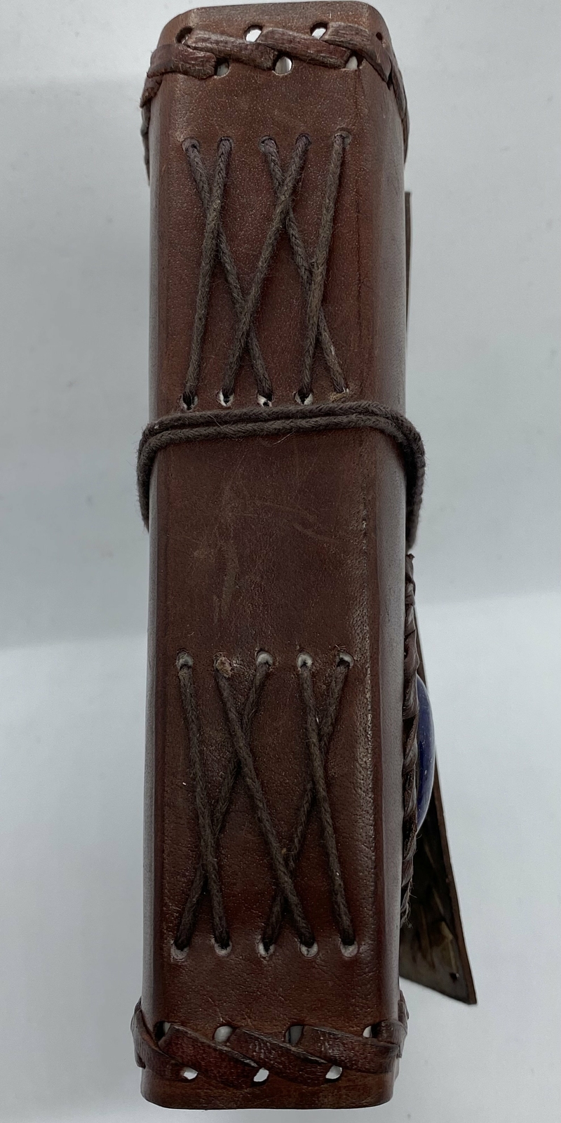 Leather Journal with Stone (6″x 4.5″)
