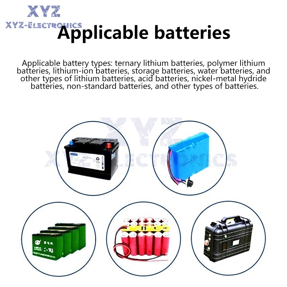 LCD Digital Battery Level Indicator Voltage Power Percentage Temperature Display