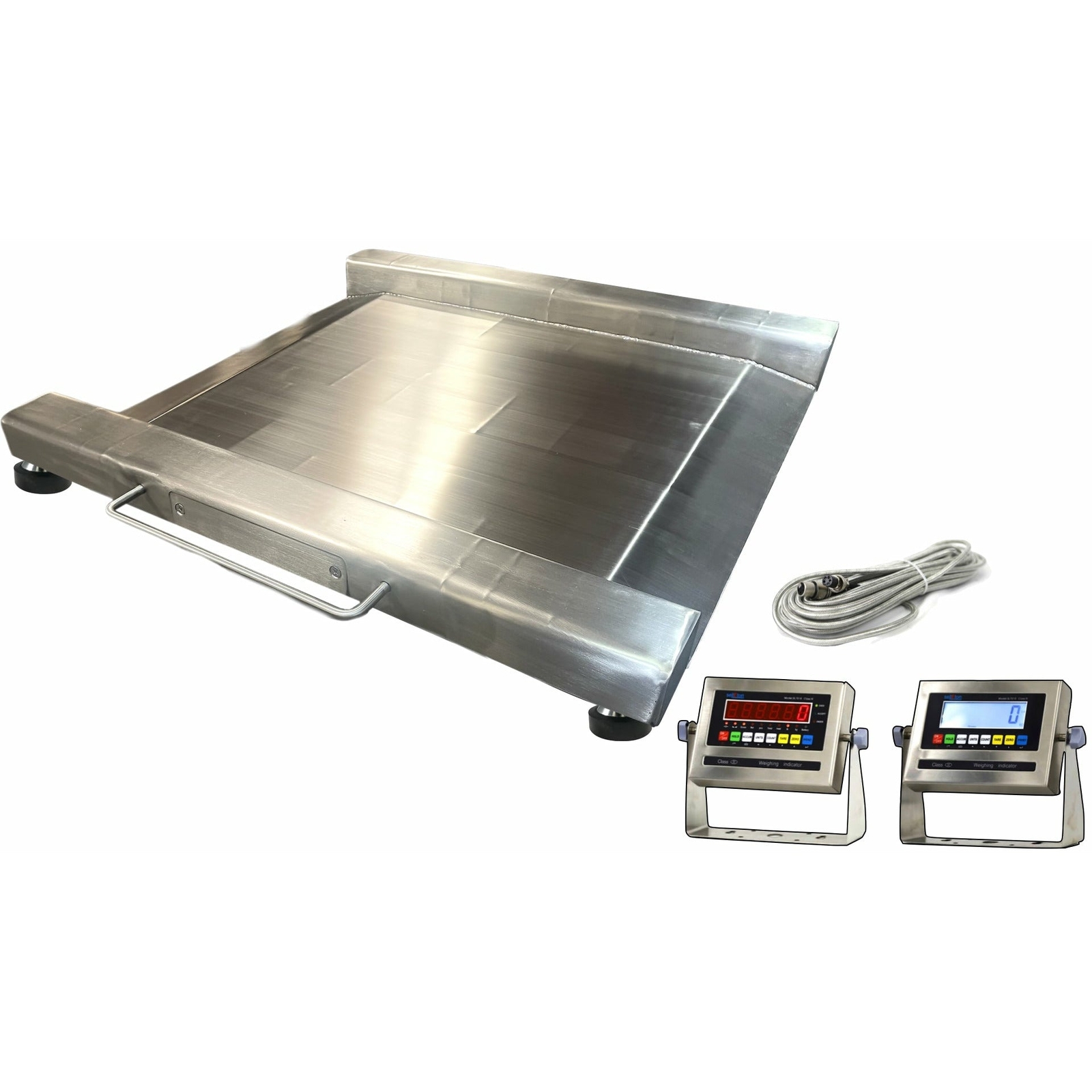 SL-917-SS Stainless Steel Drum Scale NTEP legal for trade 2000 lbs LED Display