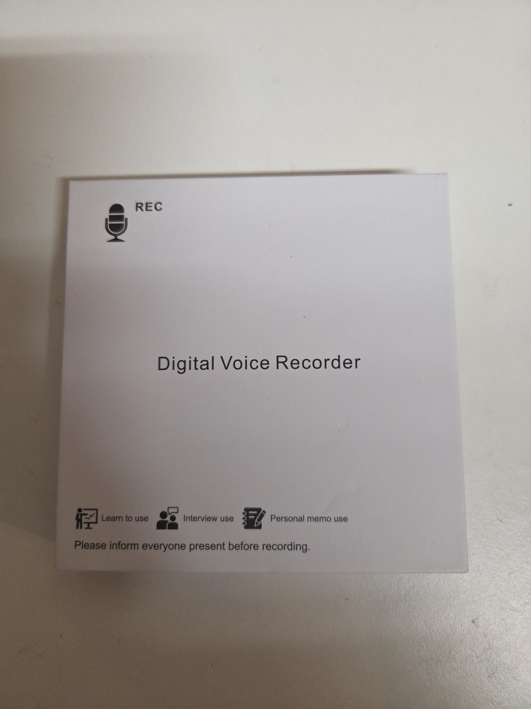 128GB Digital Voice Recorder USB Rechargeable MP3 WAV Interview Meeting NIB