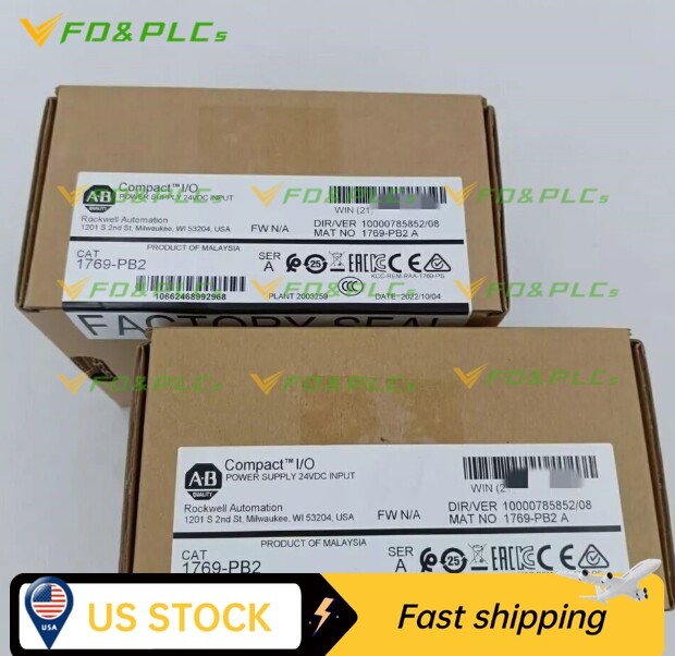 New Sealed Allen Bradley 1769-PB2 CompactLogix DC 2A/0.8A Power Supply