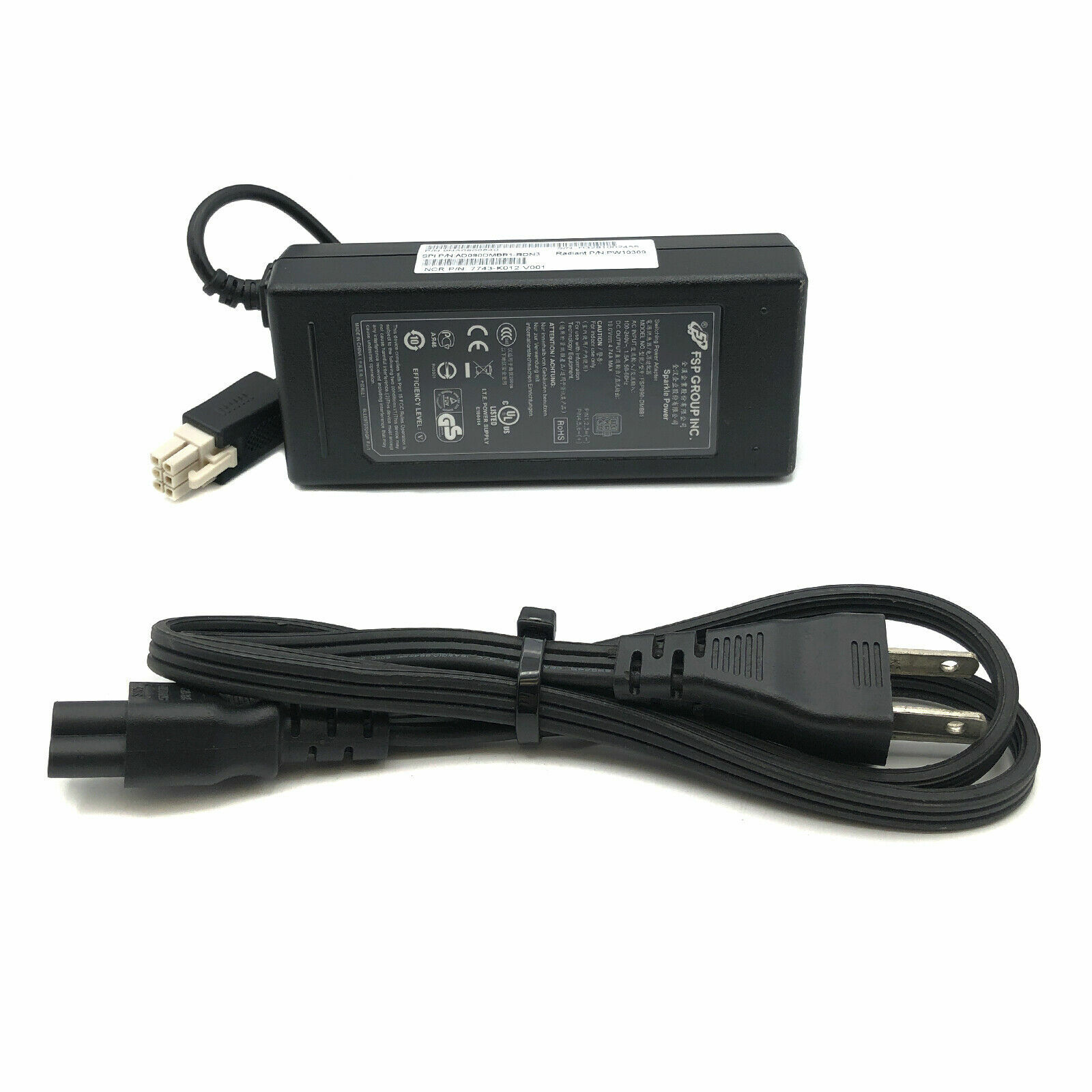 OEM FSP FSP090-DMBB1 FSP090-DIEBN2 6-Pin NCR AC Power Adapter 19V 4.74A 90W w/PC
