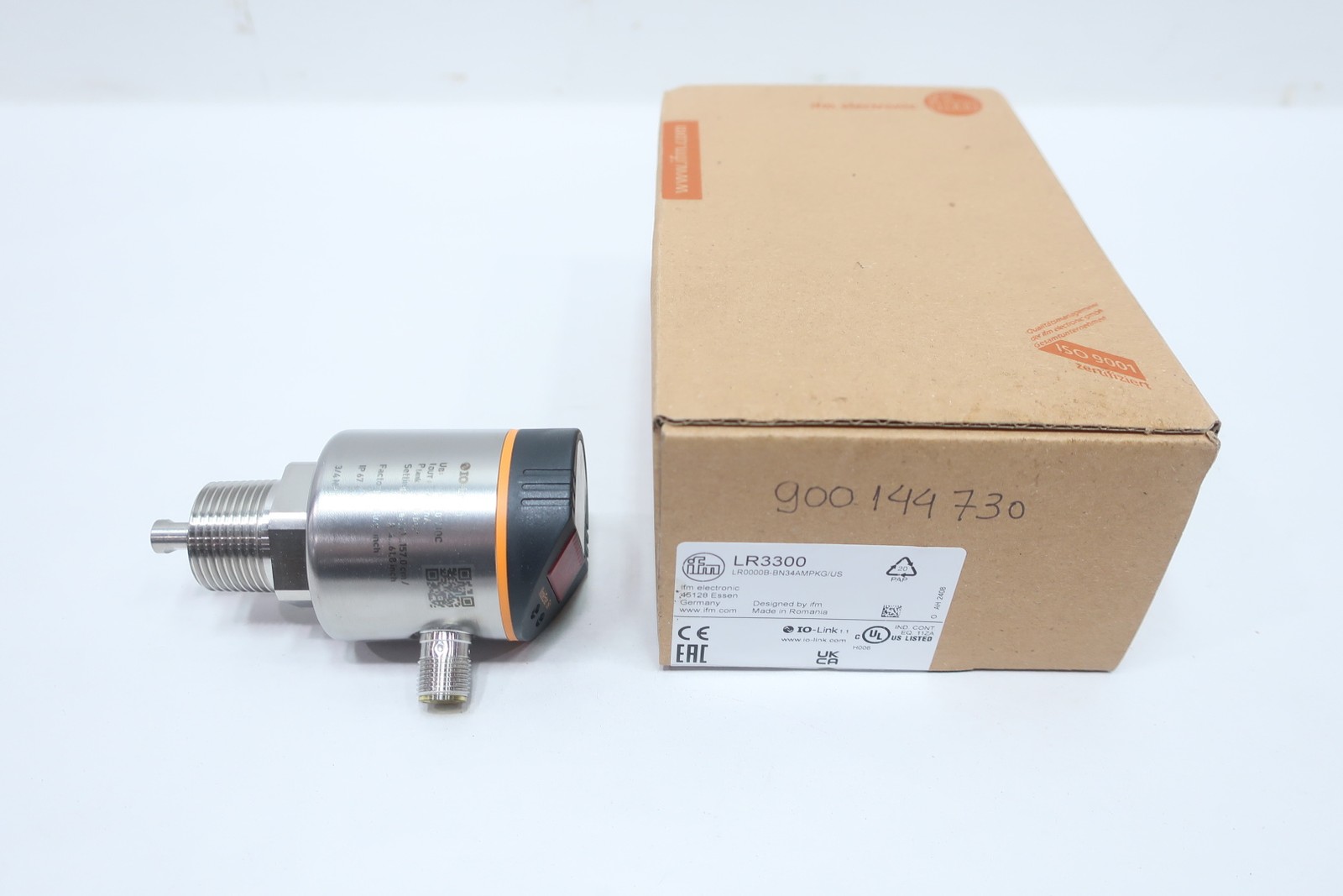 Ifm Efector LR3300 LR000B-BN34AMPKG/US Guided Wave Radar Level Sensor 10-30v-dc