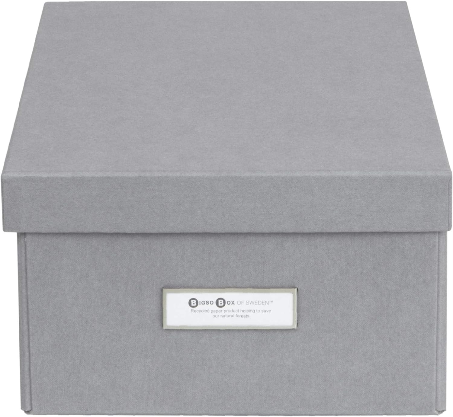 Bigso Karin Collapsible Storage Box – Photo with Small, Gray