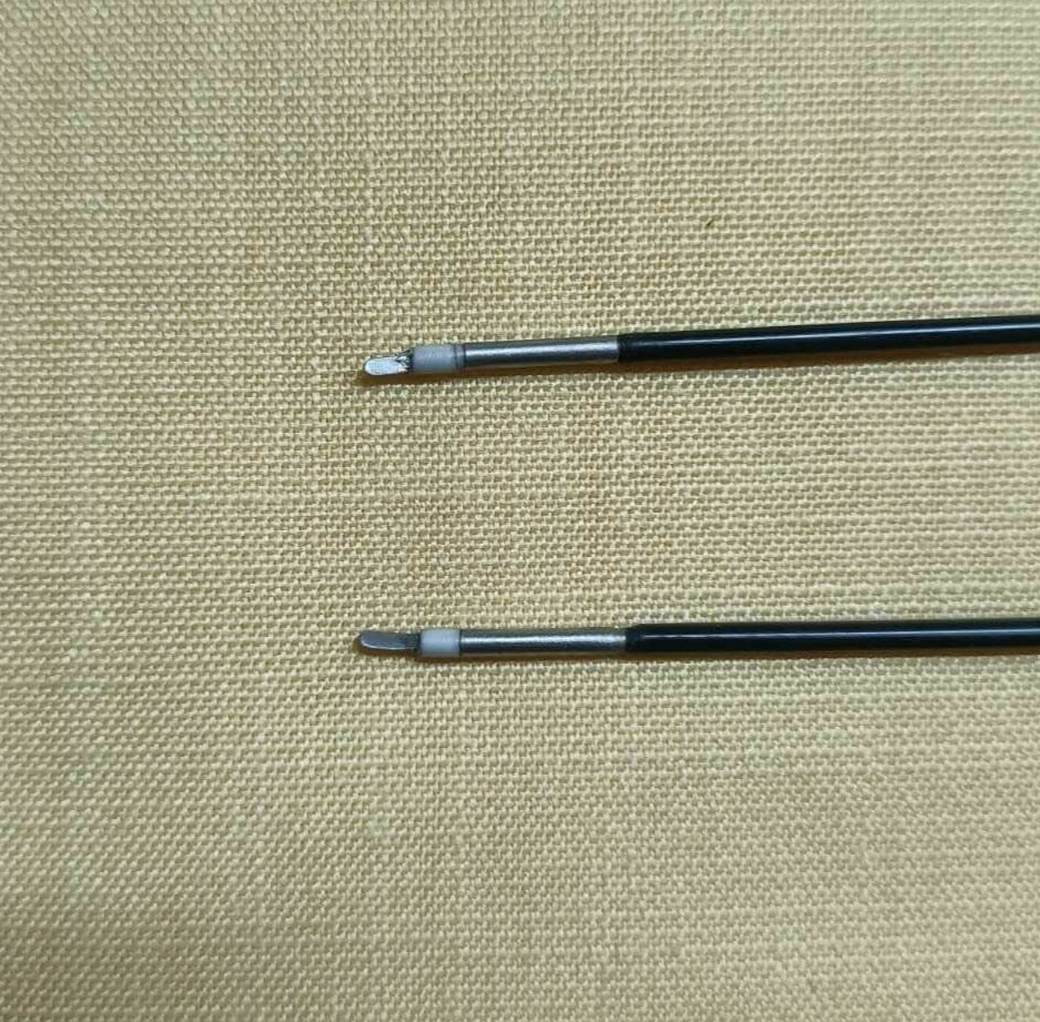 2pc Laparoscopic Hysteroscopy Bipolar Spatula 5FR 40cm Surgical Instruments
