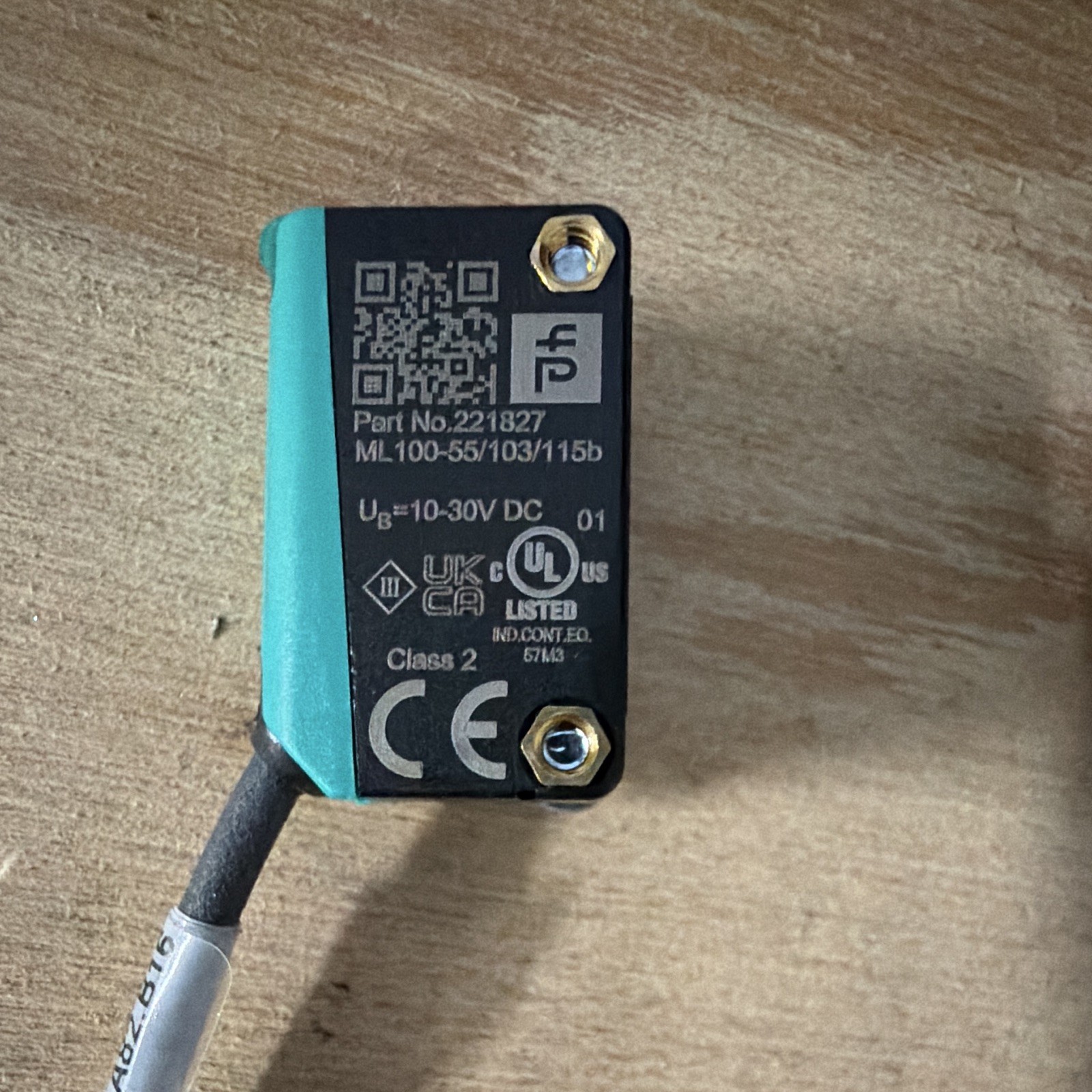 Pepperl+Fuchs ML100-55/103/115b Photoelectric Sensor 10-30V DC Cable SPST