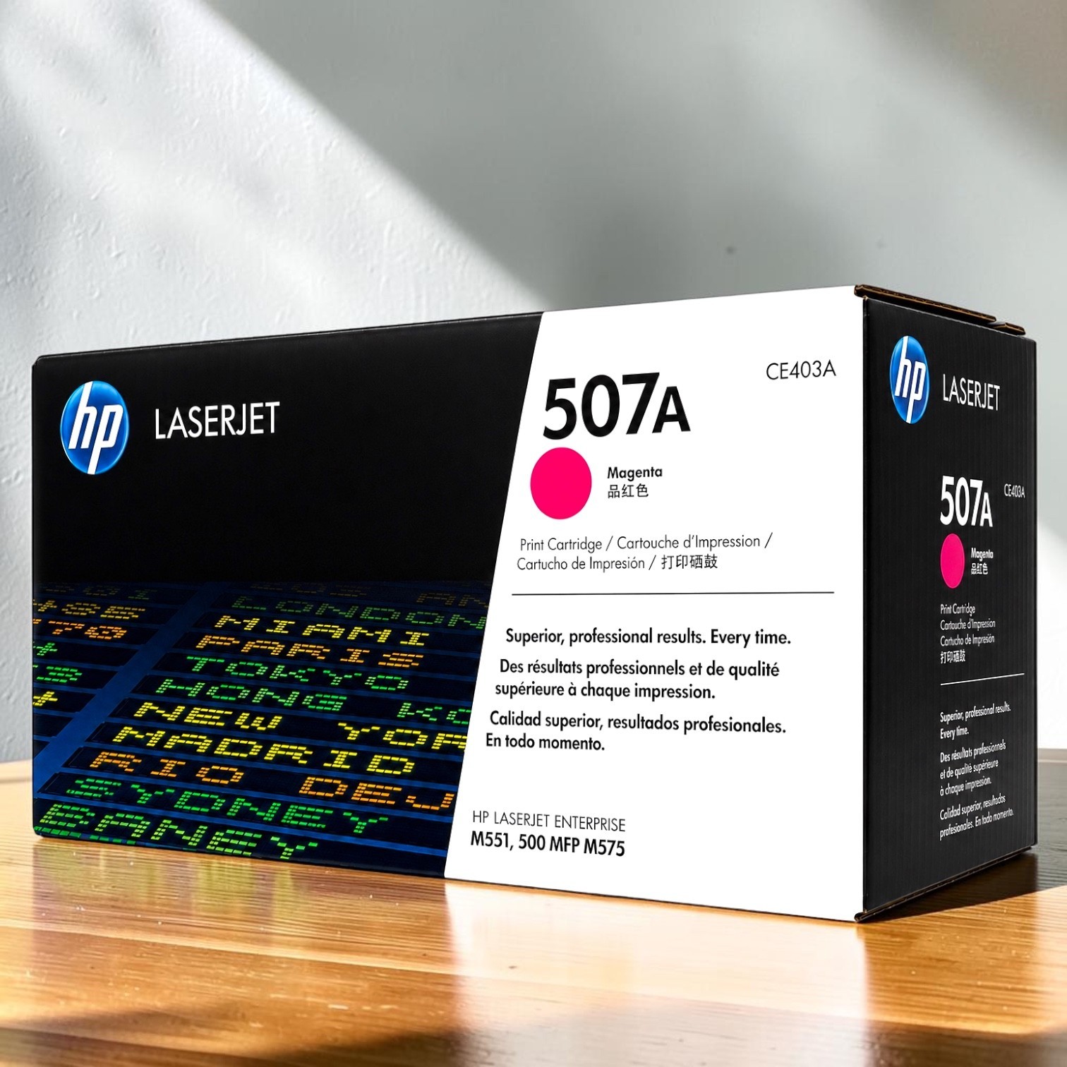 HP 507A Toner Set Genuine 4 Pack CE400A CE401A CE402A CE403A OEM CMYK Sealed Box