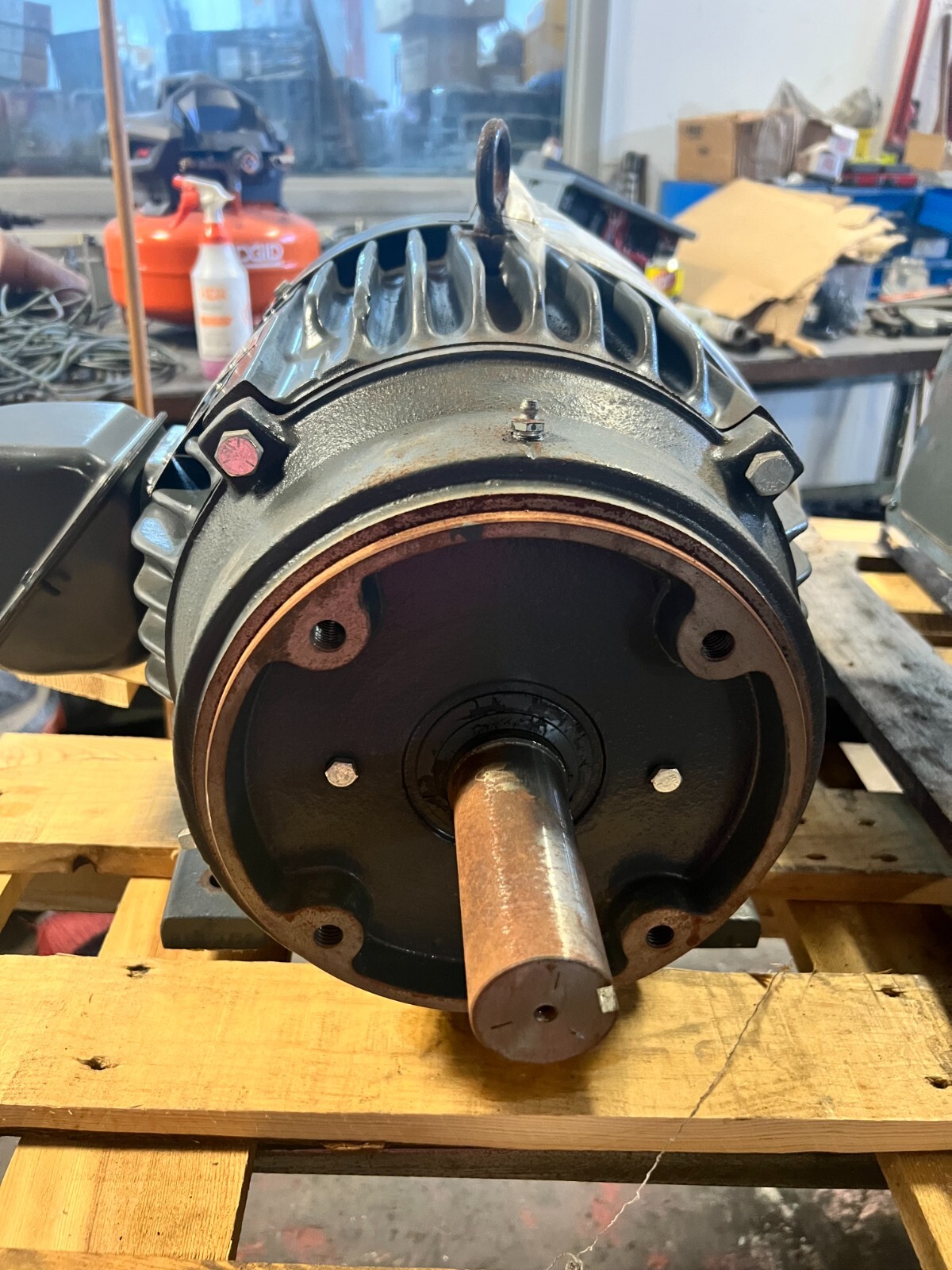 👀 NEW US MOTORS 15 HP HOSTILE DUTY MOTOR 208-230/460V 3545 RPM 254T FR 3Ø DK59