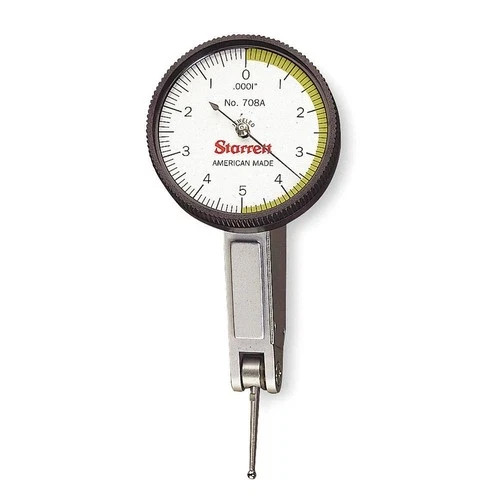 STARRETT 708AZ Dial Test Indicator,Hori,0 to 0.010 In