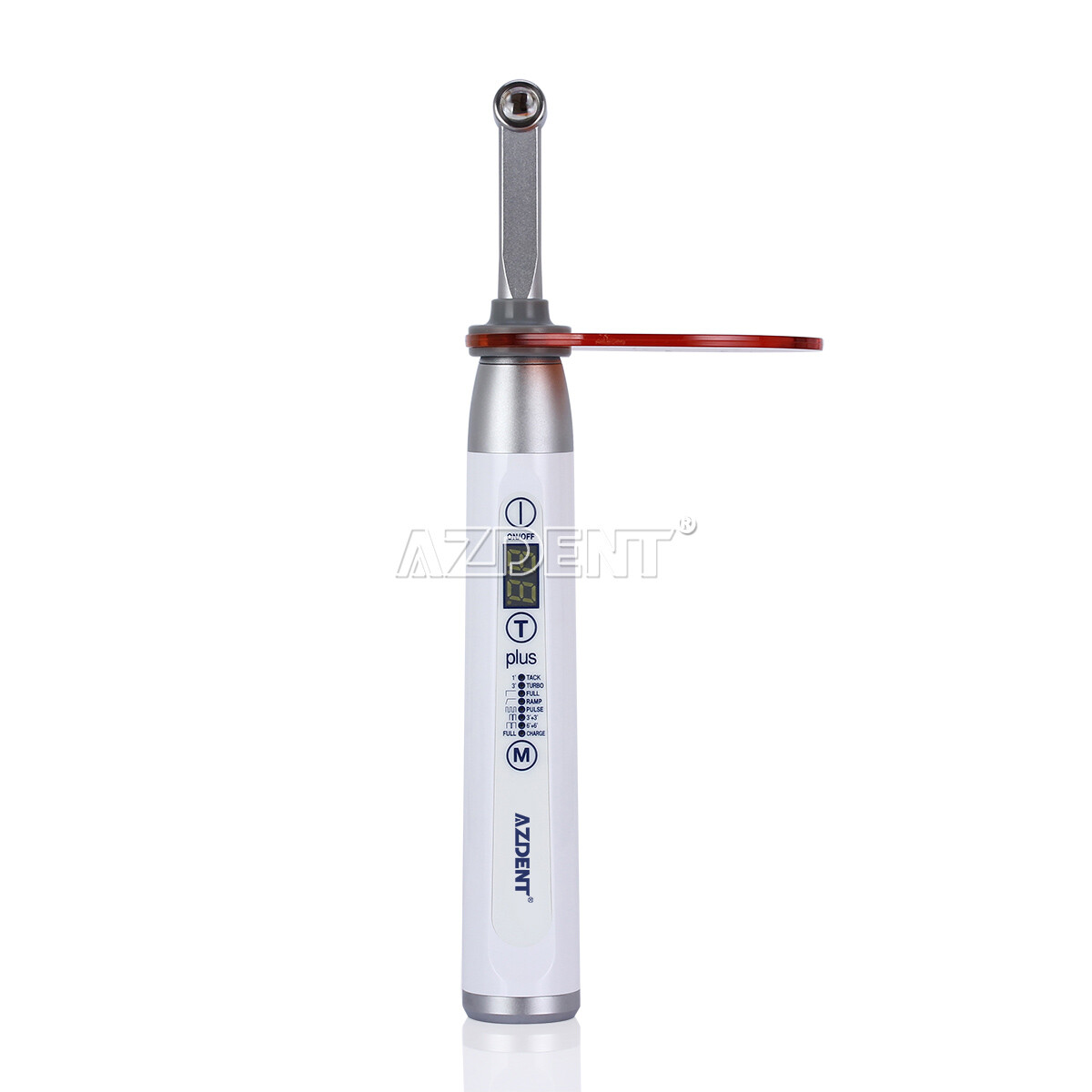AZDENT Dental Wireless LED Curing Light 1 Second Cure 105° Right Angle 100V-240V