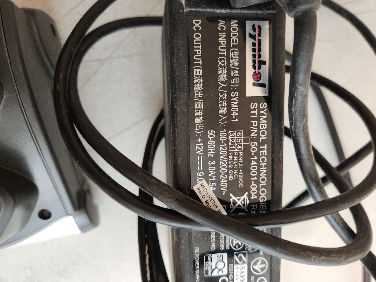 Motorola Symbol SAC9000-4000 Battery Charger Cradle MC9090 MC9190 MC9200 MC92N0